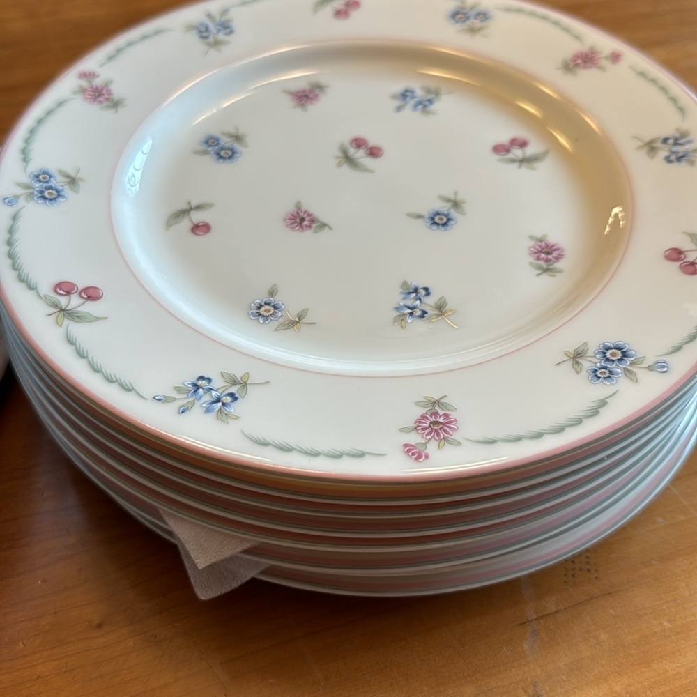 Gorham May Meadow 8-1/2” salad plates - set of 8